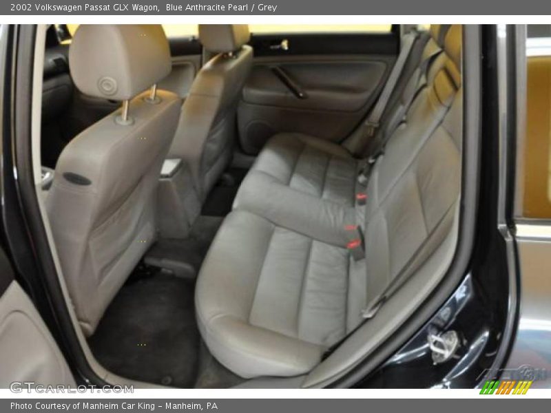 Blue Anthracite Pearl / Grey 2002 Volkswagen Passat GLX Wagon