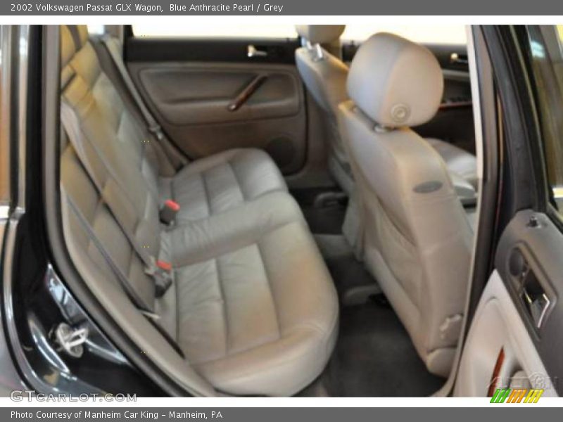 Blue Anthracite Pearl / Grey 2002 Volkswagen Passat GLX Wagon