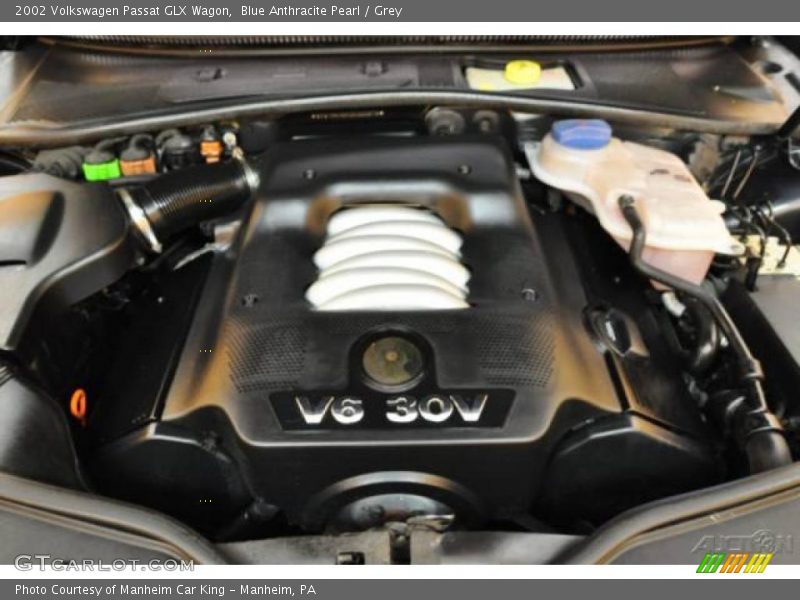 Blue Anthracite Pearl / Grey 2002 Volkswagen Passat GLX Wagon