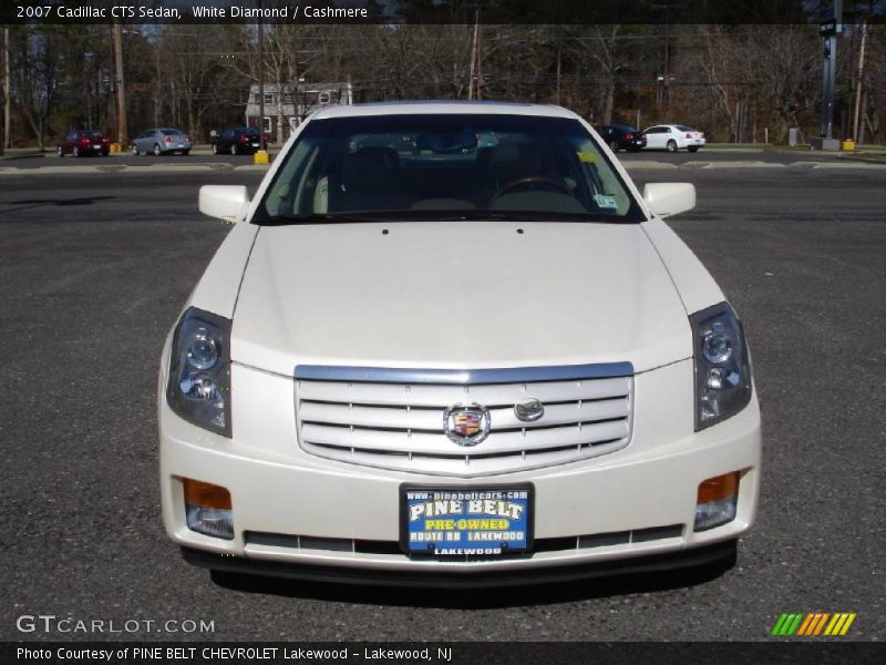 White Diamond / Cashmere 2007 Cadillac CTS Sedan