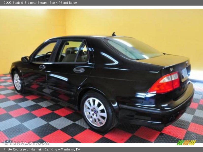 Black / Sand Beige 2002 Saab 9-5 Linear Sedan