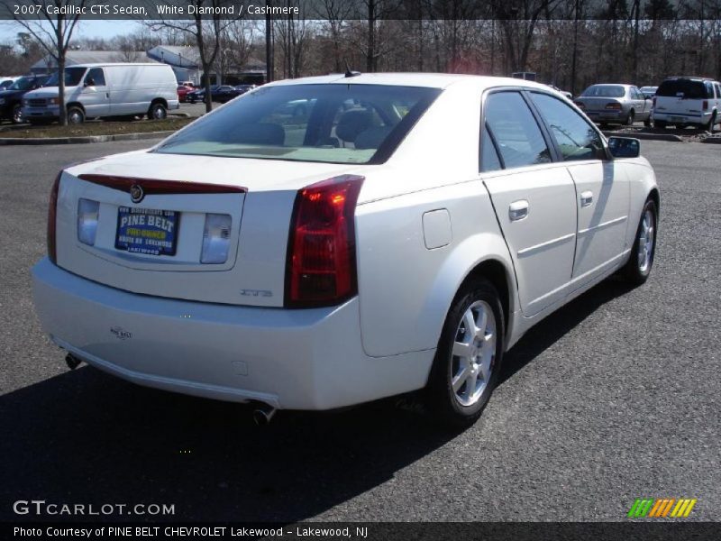 White Diamond / Cashmere 2007 Cadillac CTS Sedan