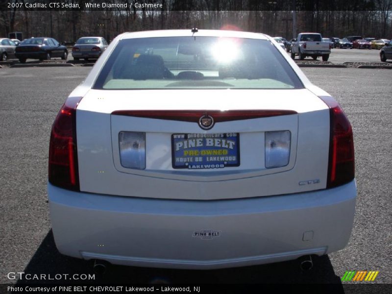 White Diamond / Cashmere 2007 Cadillac CTS Sedan