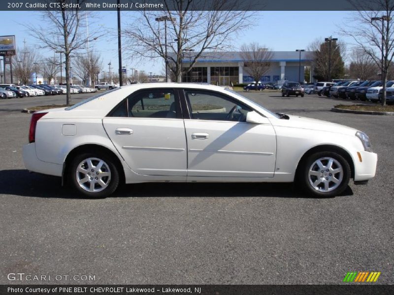 White Diamond / Cashmere 2007 Cadillac CTS Sedan