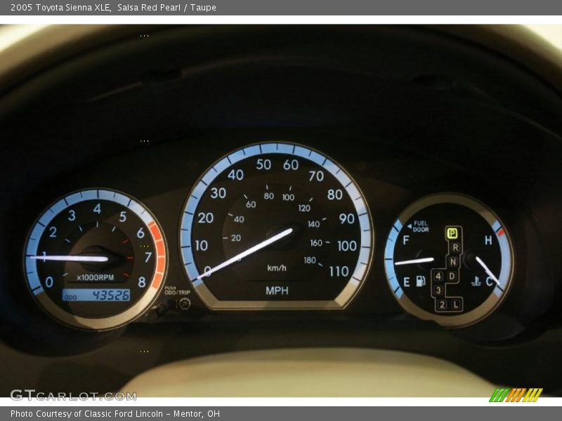 Salsa Red Pearl / Taupe 2005 Toyota Sienna XLE
