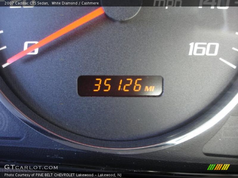White Diamond / Cashmere 2007 Cadillac CTS Sedan