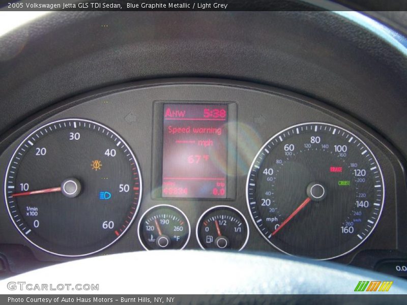 Blue Graphite Metallic / Light Grey 2005 Volkswagen Jetta GLS TDI Sedan