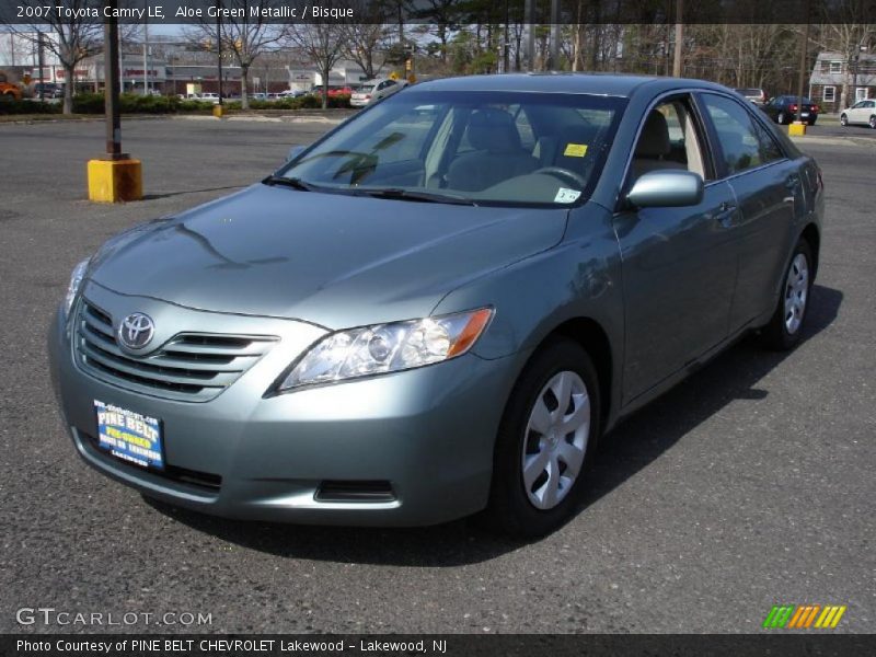 Aloe Green Metallic / Bisque 2007 Toyota Camry LE