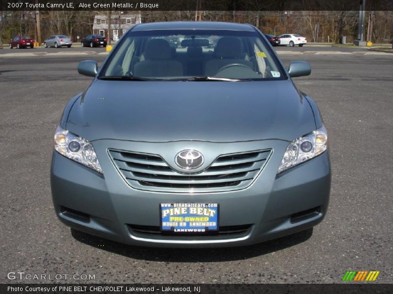 Aloe Green Metallic / Bisque 2007 Toyota Camry LE