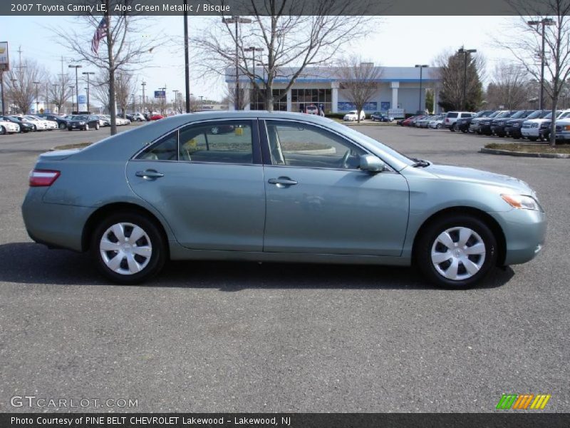 Aloe Green Metallic / Bisque 2007 Toyota Camry LE