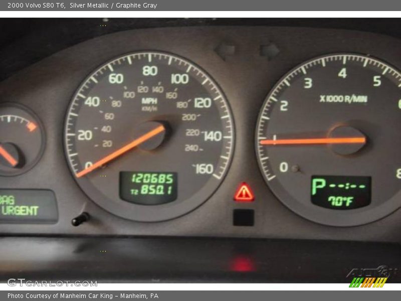 Silver Metallic / Graphite Gray 2000 Volvo S80 T6