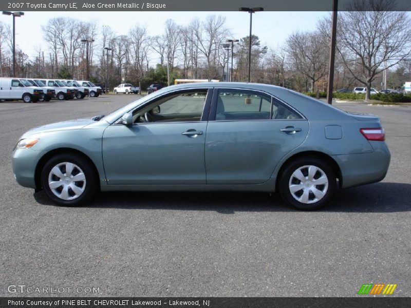 Aloe Green Metallic / Bisque 2007 Toyota Camry LE
