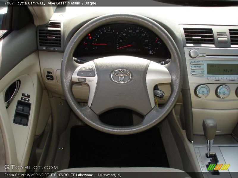 Aloe Green Metallic / Bisque 2007 Toyota Camry LE