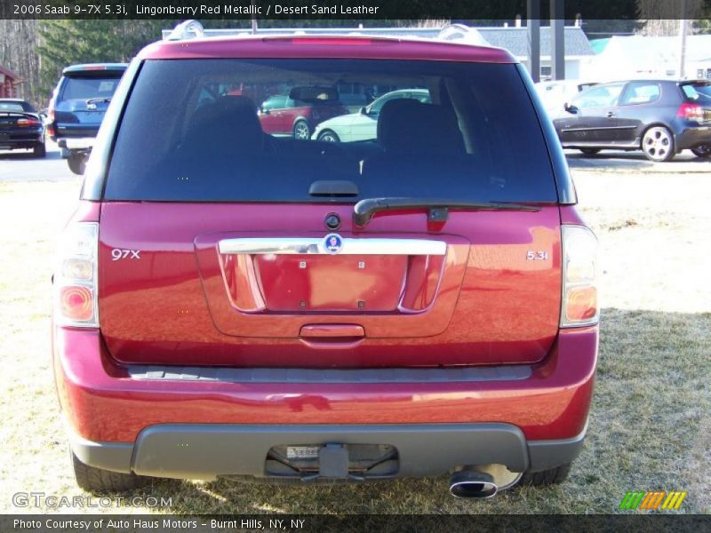 Lingonberry Red Metallic / Desert Sand Leather 2006 Saab 9-7X 5.3i