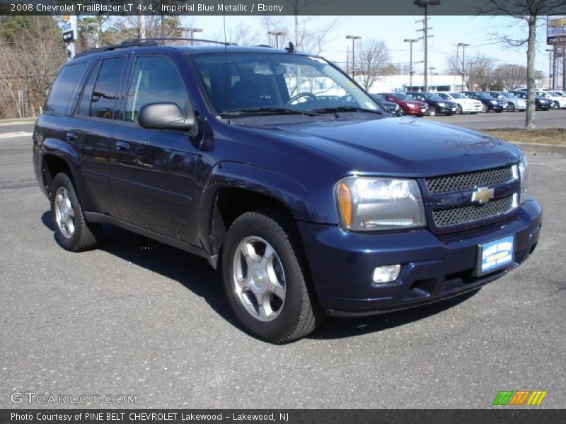 Imperial Blue Metallic / Ebony 2008 Chevrolet TrailBlazer LT 4x4