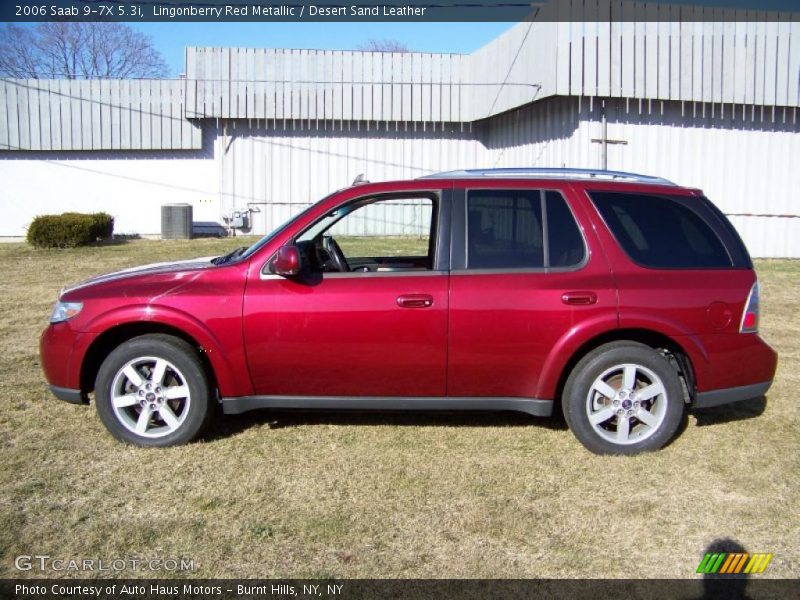 Lingonberry Red Metallic / Desert Sand Leather 2006 Saab 9-7X 5.3i