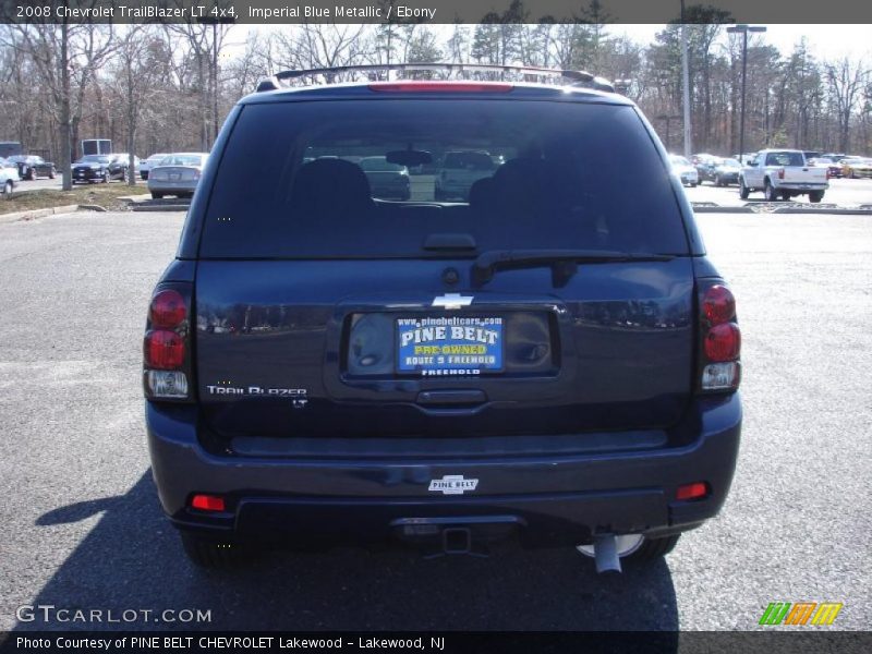Imperial Blue Metallic / Ebony 2008 Chevrolet TrailBlazer LT 4x4