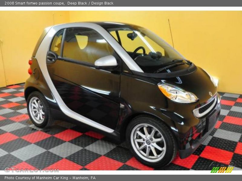 Deep Black / Design Black 2008 Smart fortwo passion coupe