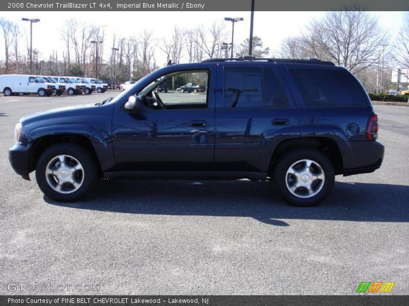 Imperial Blue Metallic / Ebony 2008 Chevrolet TrailBlazer LT 4x4