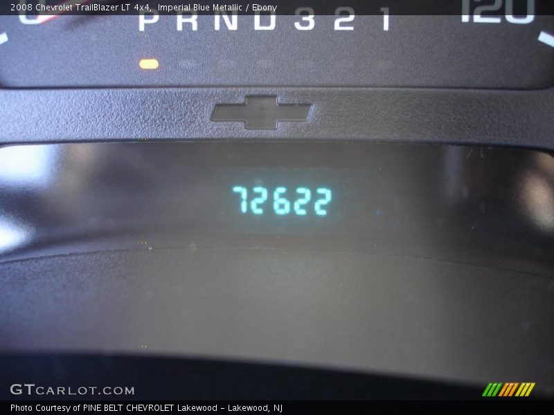 Imperial Blue Metallic / Ebony 2008 Chevrolet TrailBlazer LT 4x4
