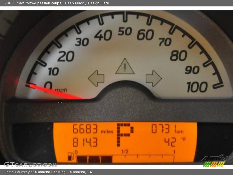 Deep Black / Design Black 2008 Smart fortwo passion coupe