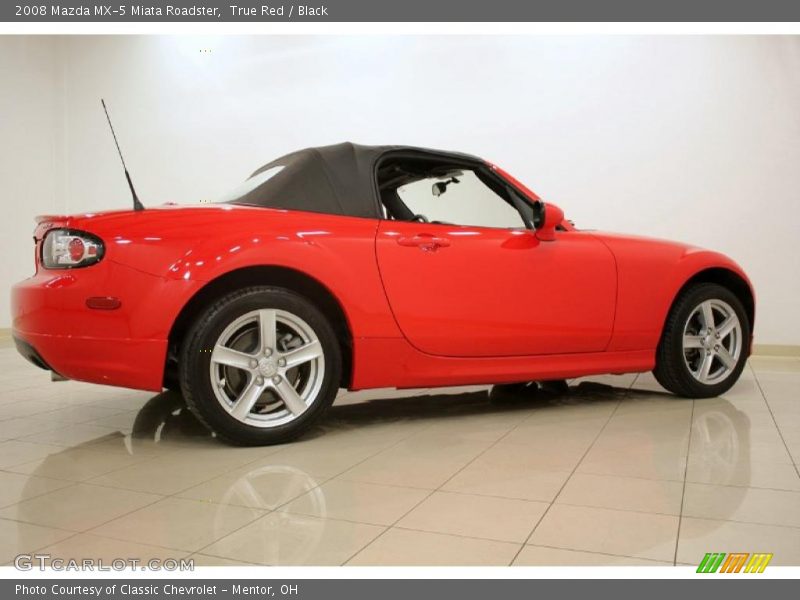 True Red / Black 2008 Mazda MX-5 Miata Roadster