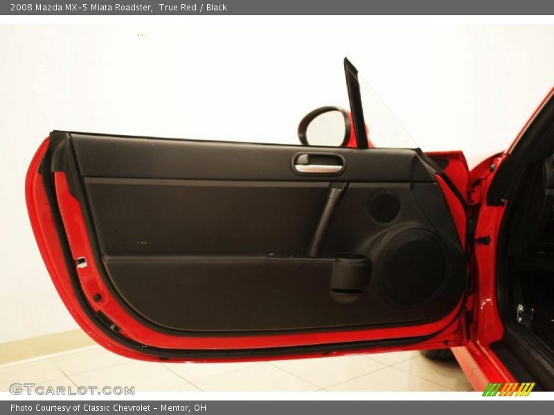 True Red / Black 2008 Mazda MX-5 Miata Roadster