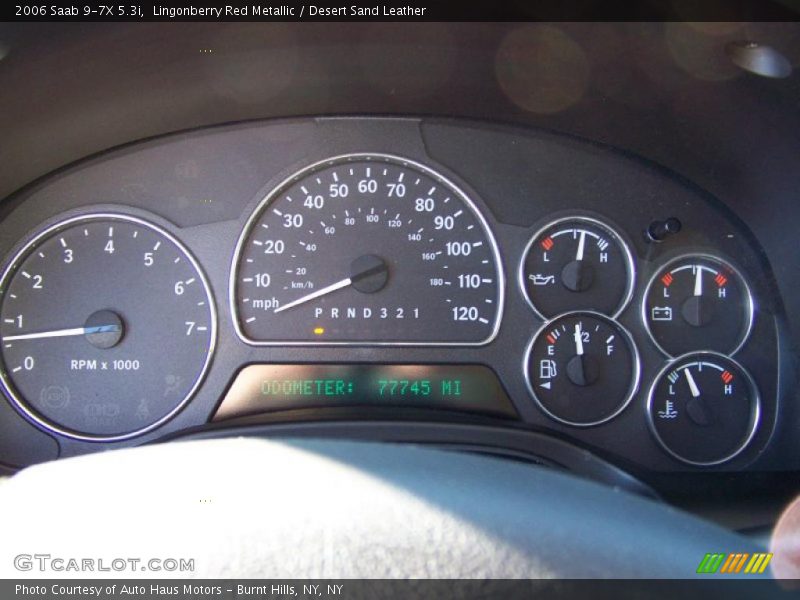 Lingonberry Red Metallic / Desert Sand Leather 2006 Saab 9-7X 5.3i
