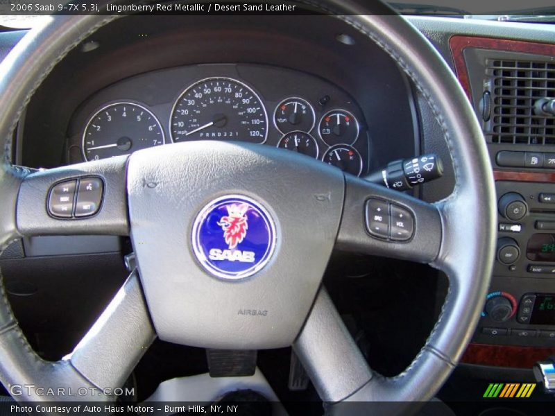 Lingonberry Red Metallic / Desert Sand Leather 2006 Saab 9-7X 5.3i