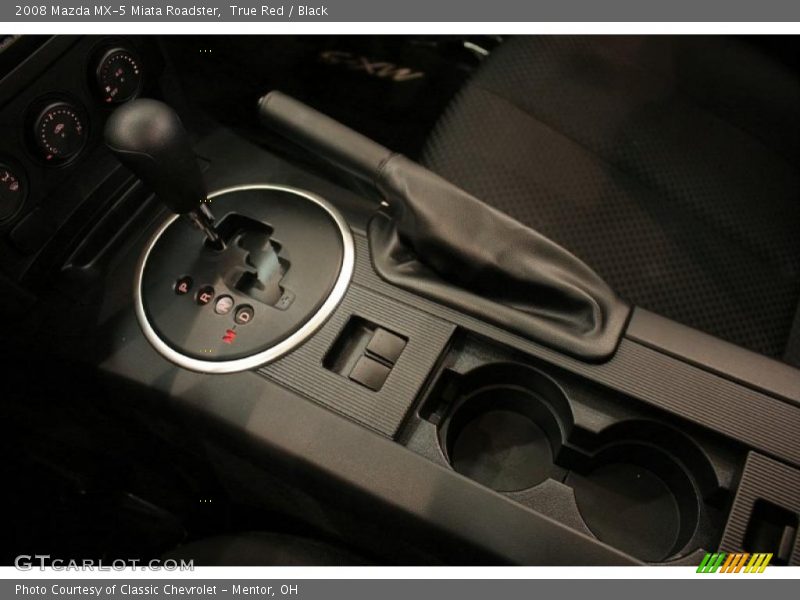 True Red / Black 2008 Mazda MX-5 Miata Roadster