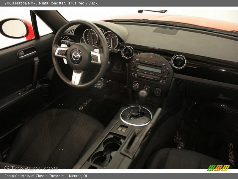 True Red / Black 2008 Mazda MX-5 Miata Roadster