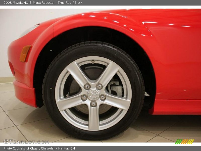 True Red / Black 2008 Mazda MX-5 Miata Roadster