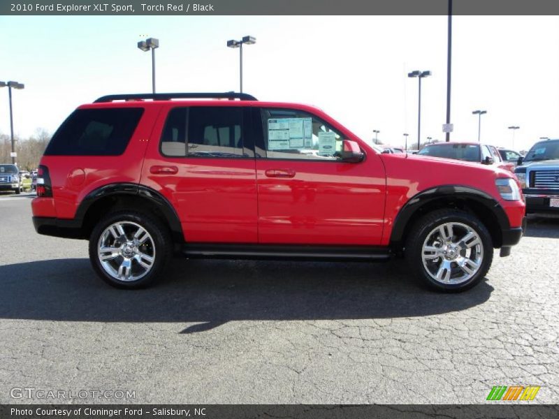 Torch Red / Black 2010 Ford Explorer XLT Sport