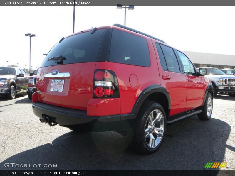 Torch Red / Black 2010 Ford Explorer XLT Sport