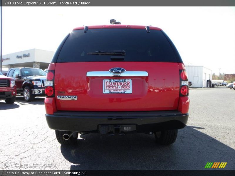 Torch Red / Black 2010 Ford Explorer XLT Sport