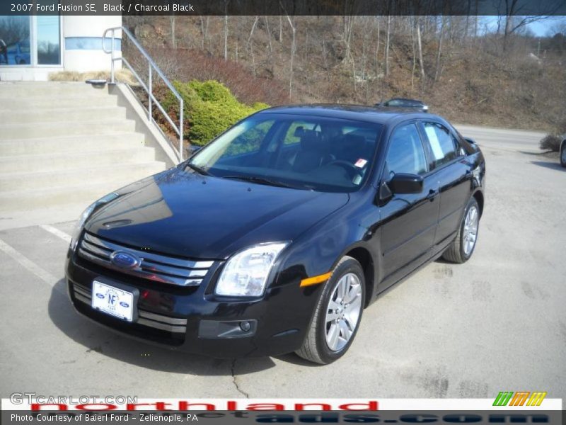 Black / Charcoal Black 2007 Ford Fusion SE