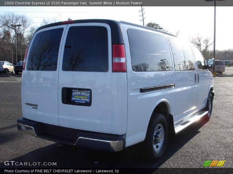 Summit White / Medium Pewter 2009 Chevrolet Express LS 3500 Passenger Van