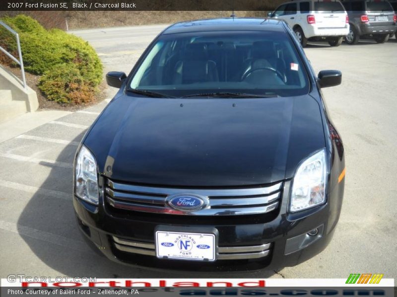 Black / Charcoal Black 2007 Ford Fusion SE
