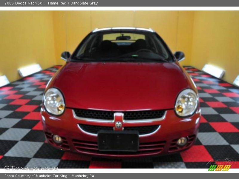 Flame Red / Dark Slate Gray 2005 Dodge Neon SXT