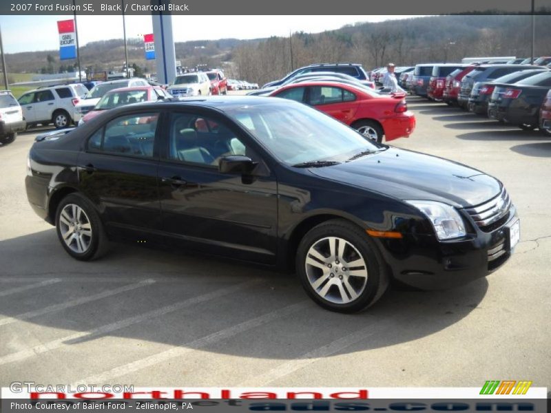 Black / Charcoal Black 2007 Ford Fusion SE