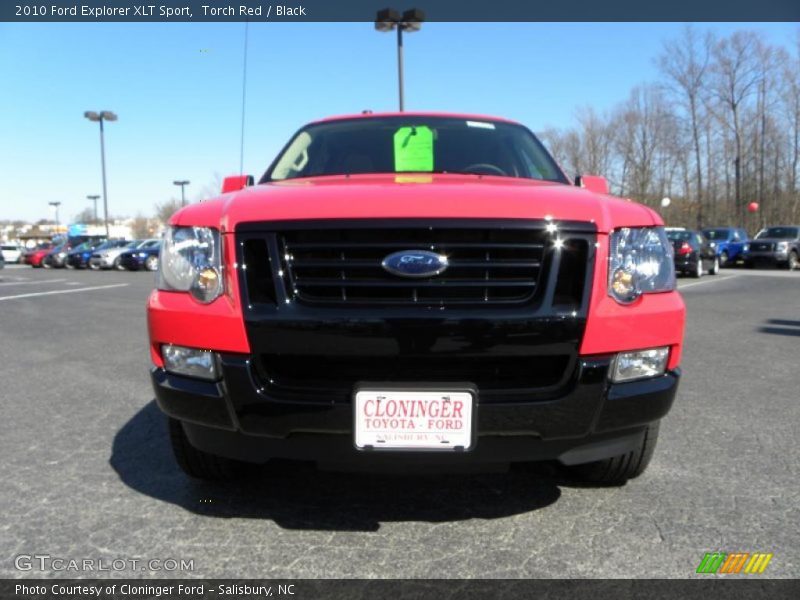 Torch Red / Black 2010 Ford Explorer XLT Sport
