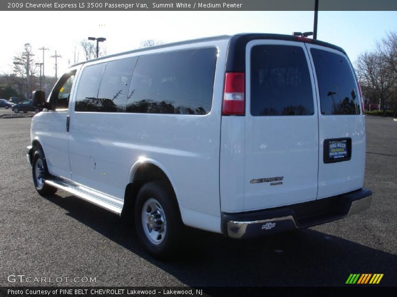 Summit White / Medium Pewter 2009 Chevrolet Express LS 3500 Passenger Van