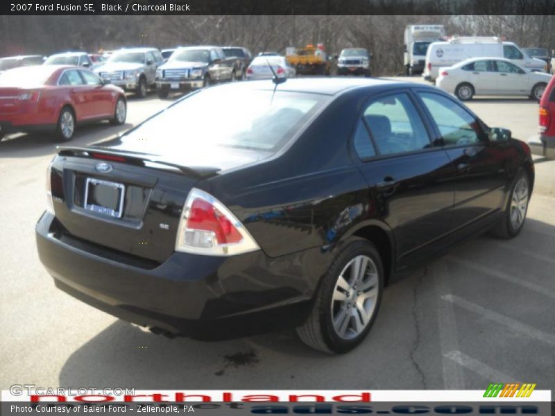 Black / Charcoal Black 2007 Ford Fusion SE