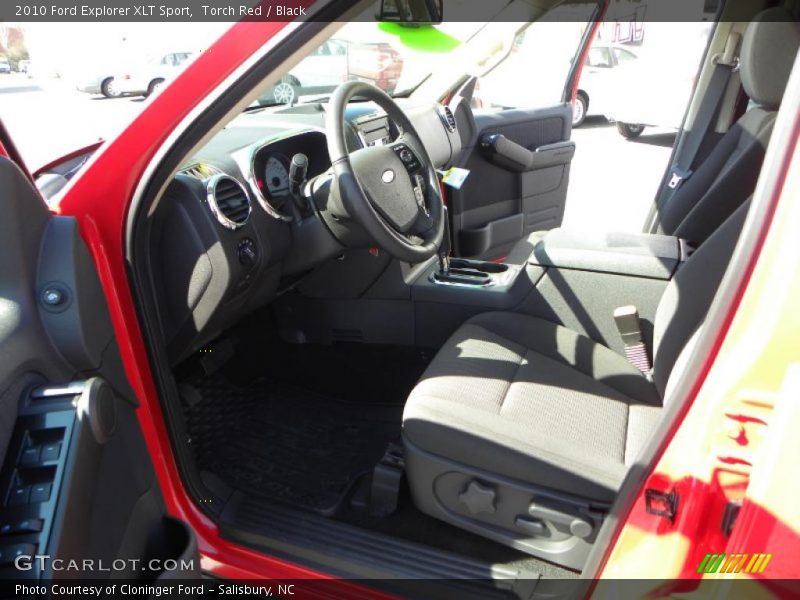 Torch Red / Black 2010 Ford Explorer XLT Sport