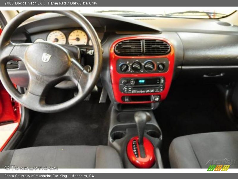 Flame Red / Dark Slate Gray 2005 Dodge Neon SXT