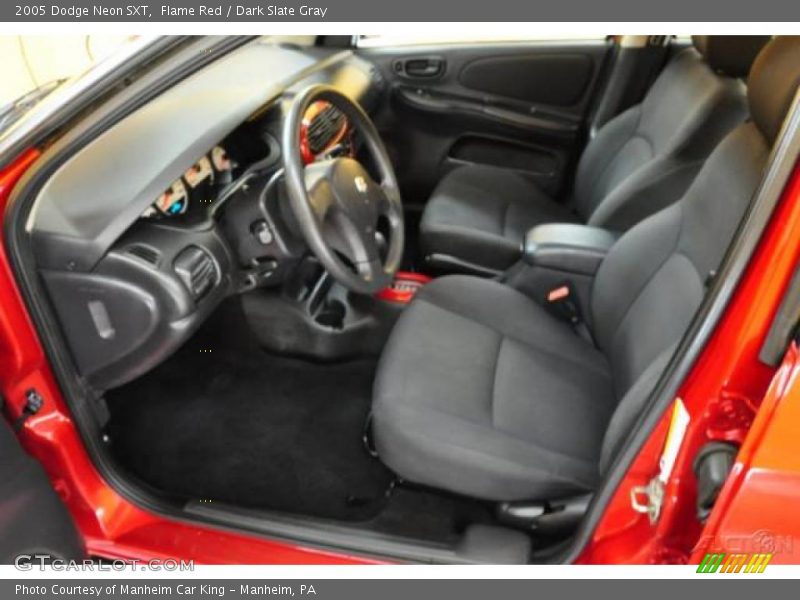 Flame Red / Dark Slate Gray 2005 Dodge Neon SXT