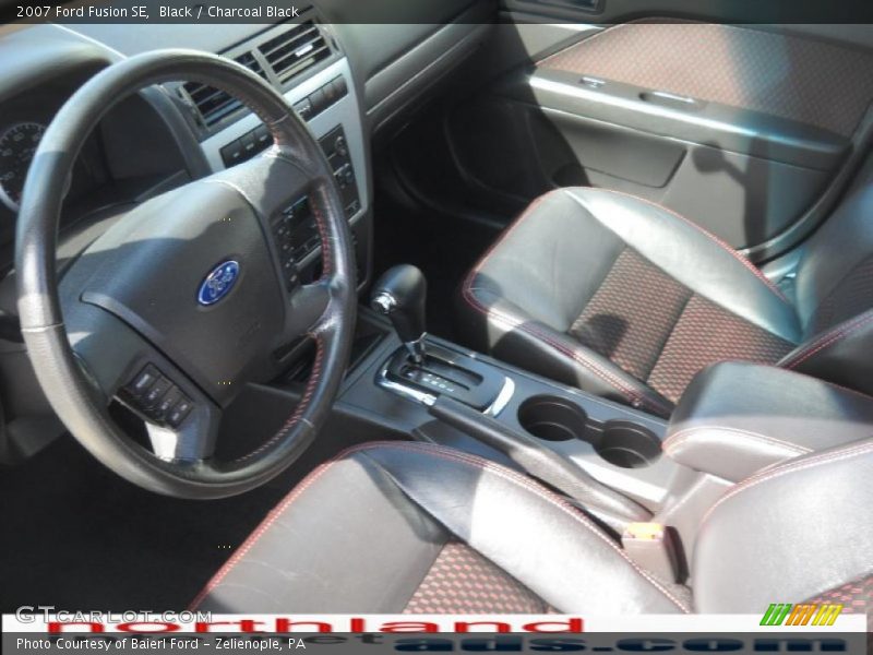 Black / Charcoal Black 2007 Ford Fusion SE