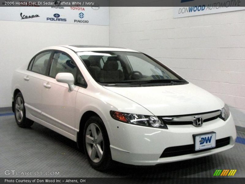 Taffeta White / Ivory 2006 Honda Civic EX Sedan