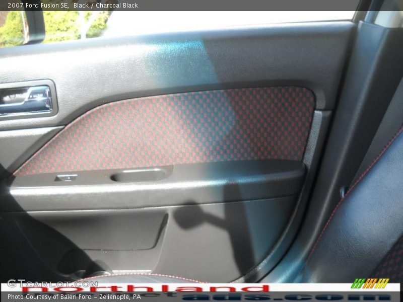 Black / Charcoal Black 2007 Ford Fusion SE