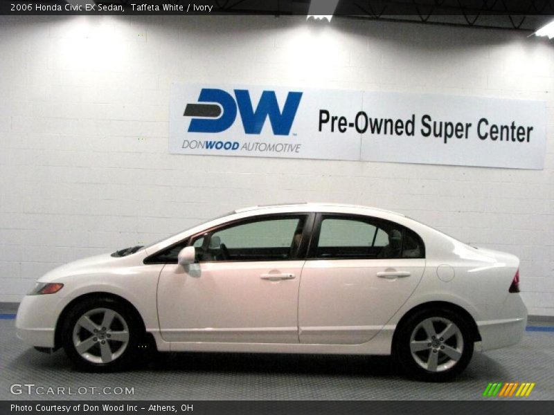 Taffeta White / Ivory 2006 Honda Civic EX Sedan